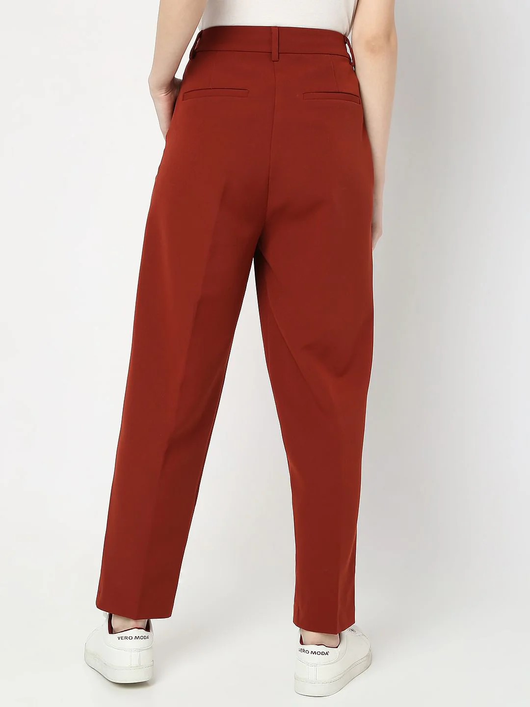 Brown Co-Ord Set Straight Fit Pants - Image 4