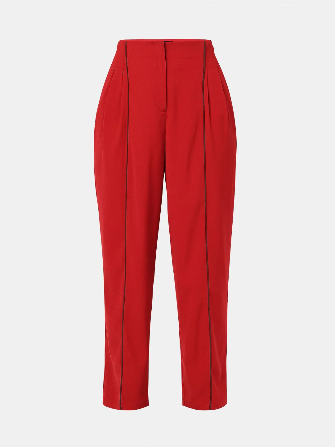 Red High Rise Anti Fit Co-Ord Set Pants - Image 7