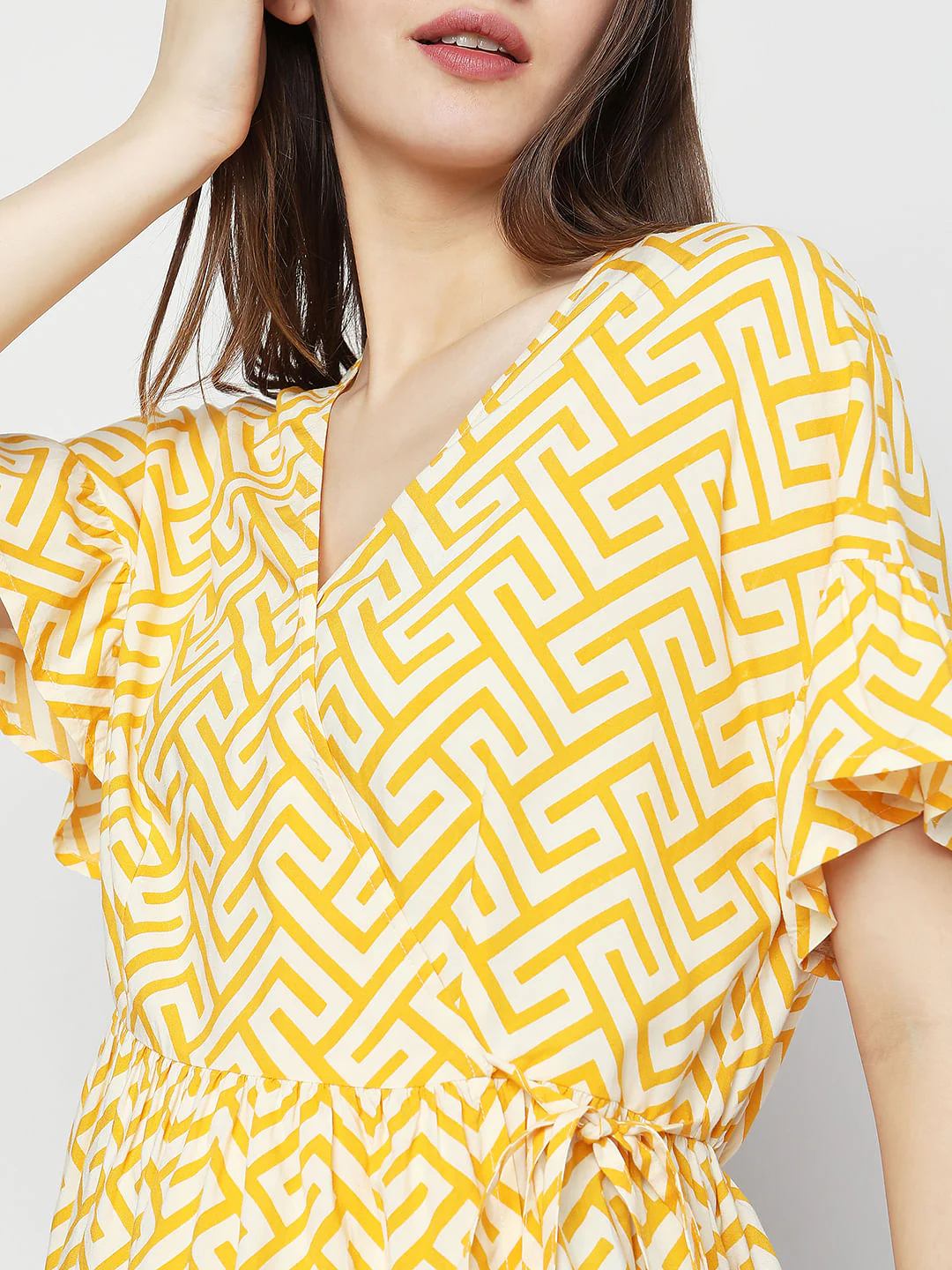 Yellow Printed Top - Image 6