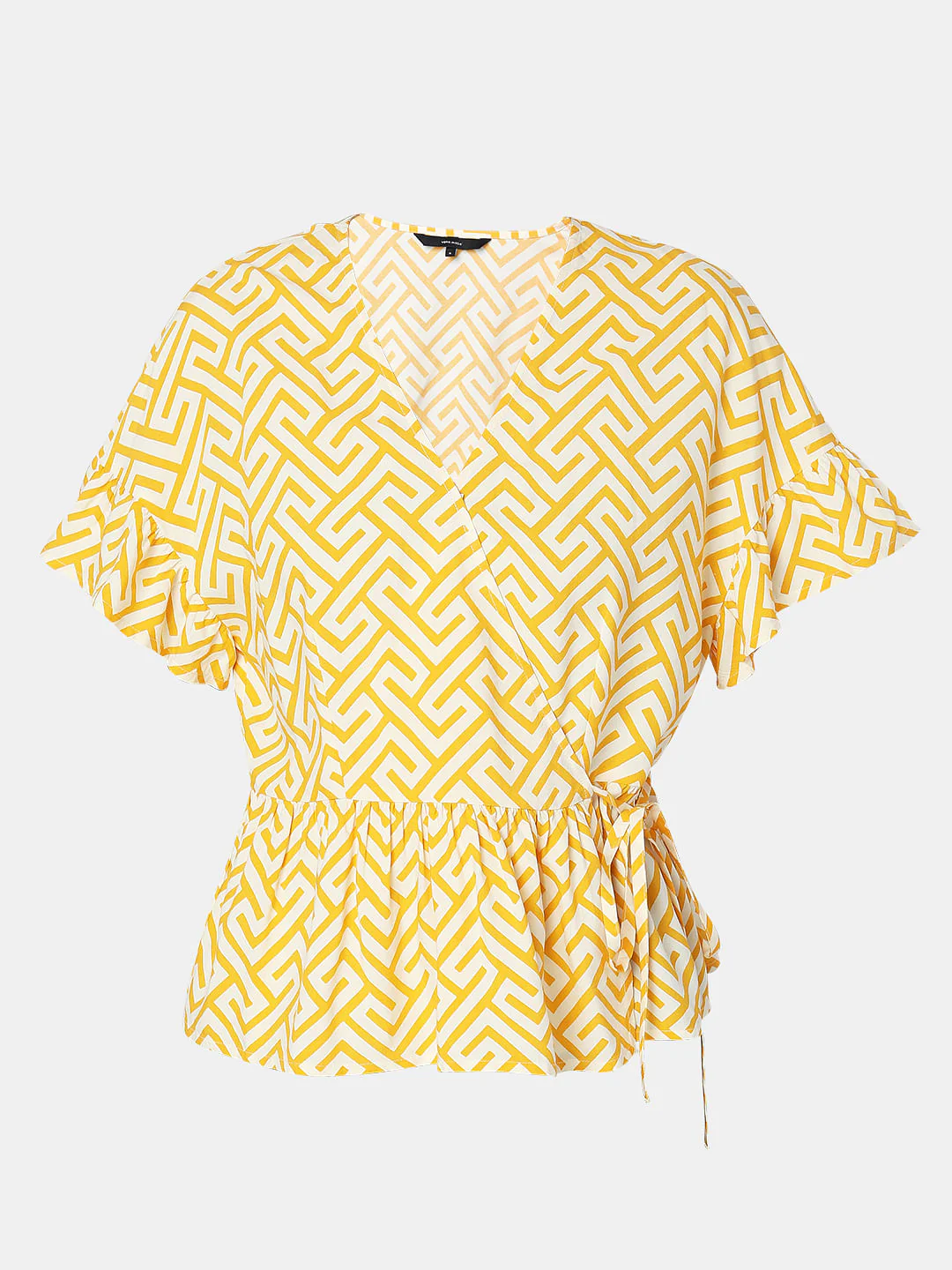 Yellow Printed Top - Image 7