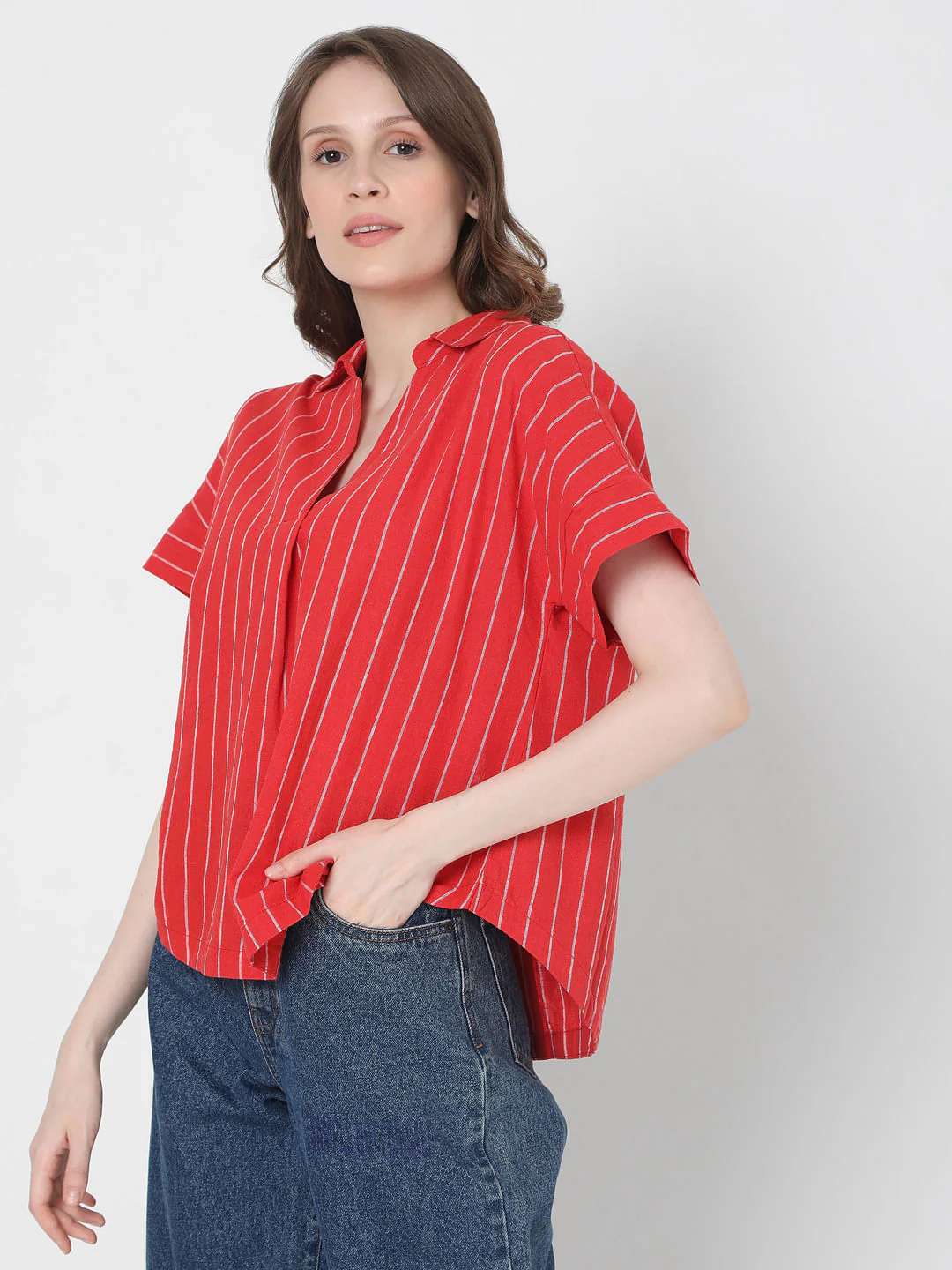 Red Striped Top - Image 3