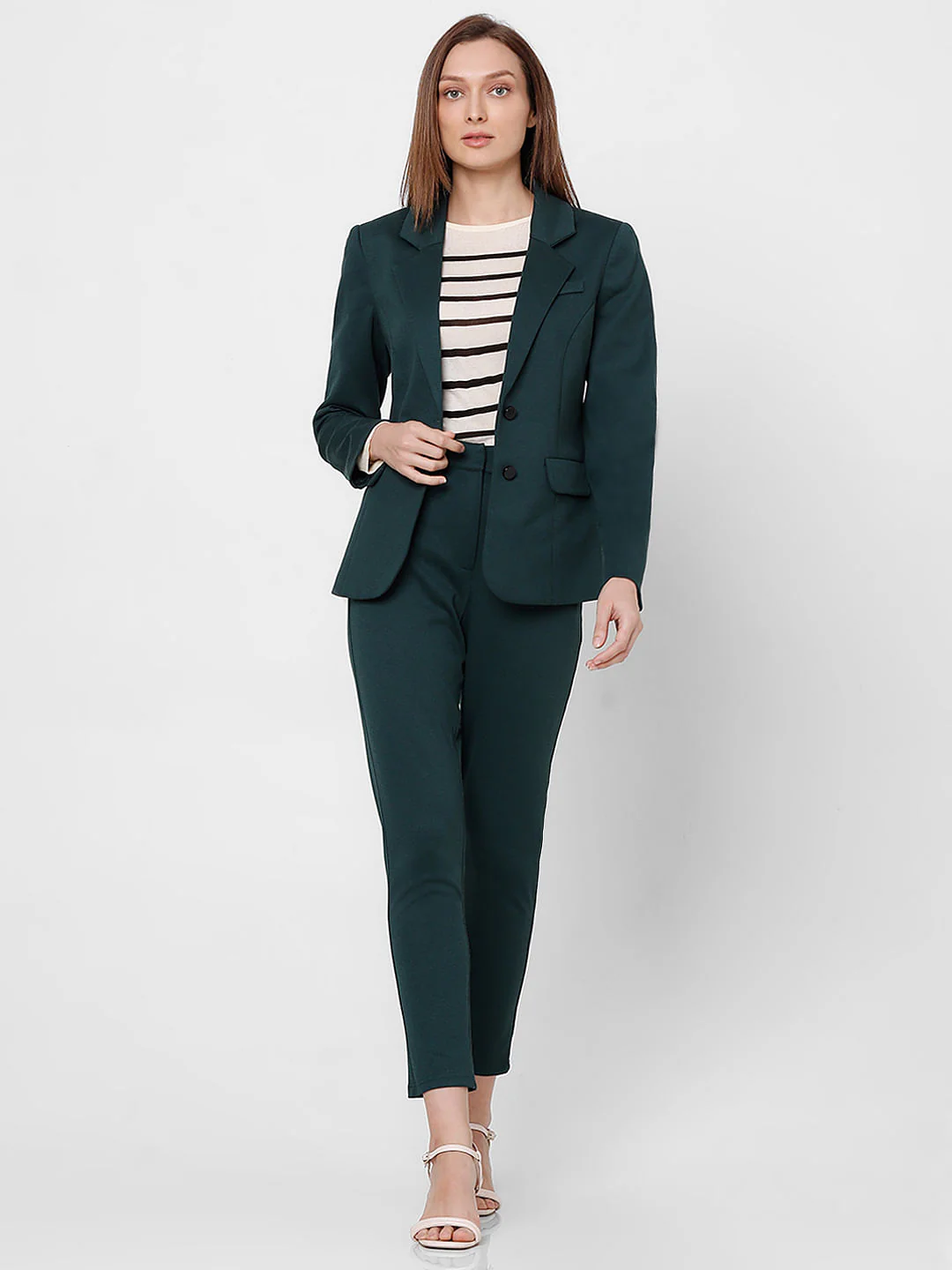 Dark Green Tailored Blazer - Image 5