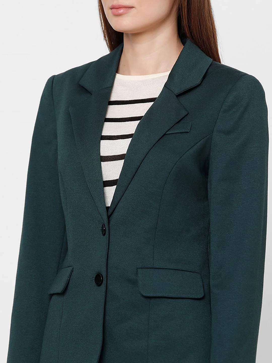 Dark Green Tailored Blazer - Image 6