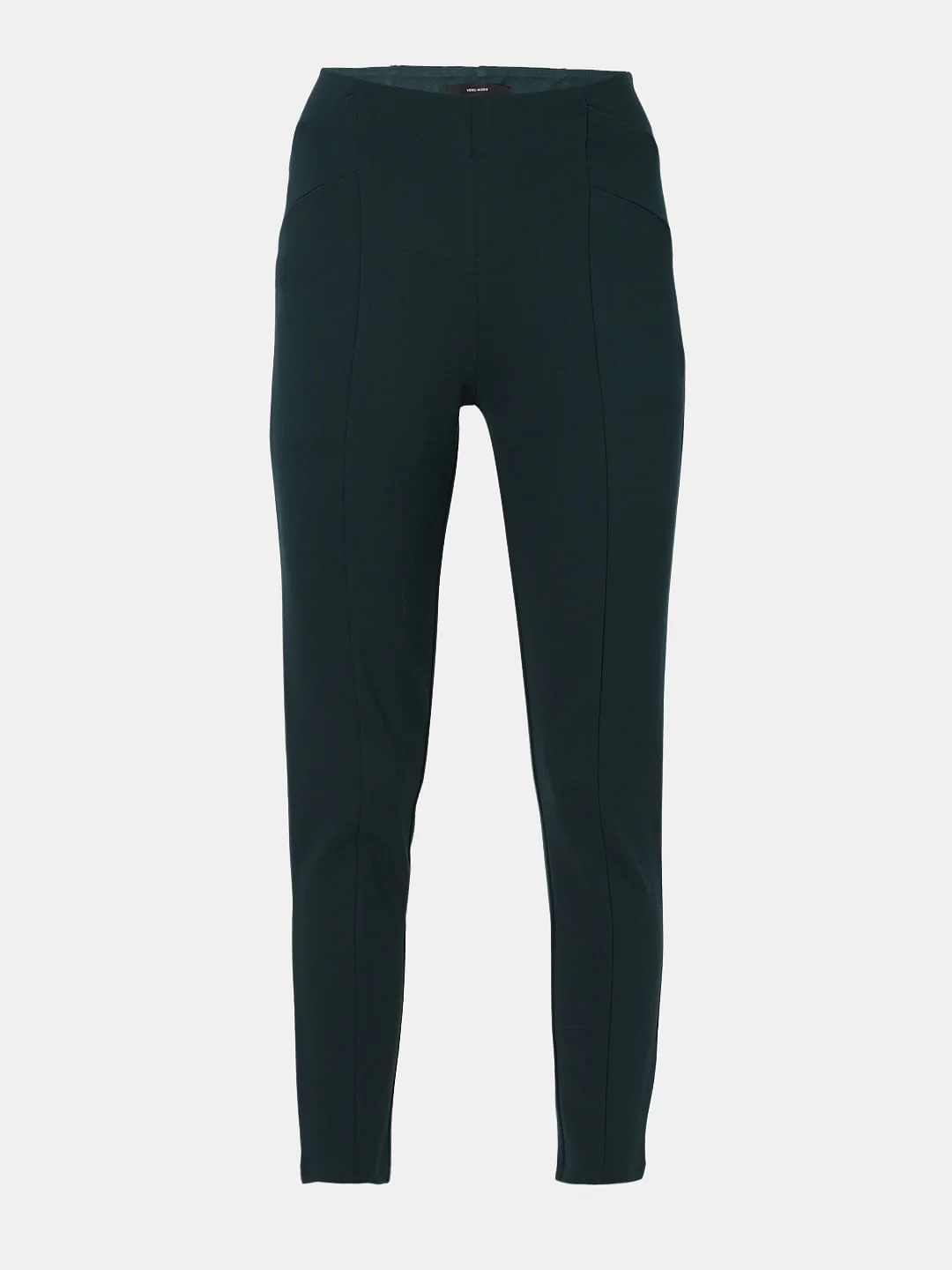 Bottle Green High Rise Skinny Jeggings - Image 7