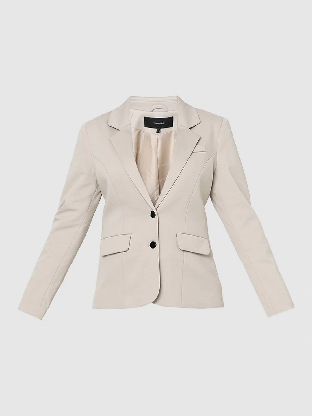 Beige Tailored Blazer - Image 8