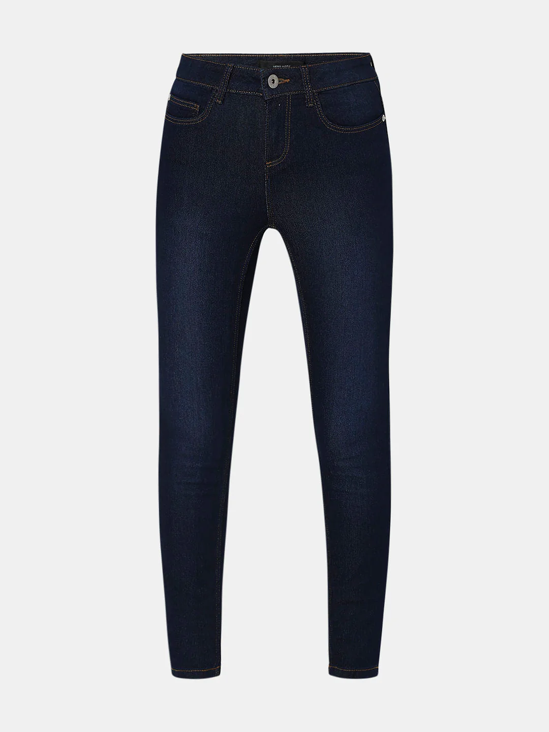 Dark Blue Mid Rise Wendy Skinny Fit Jeans - Image 7