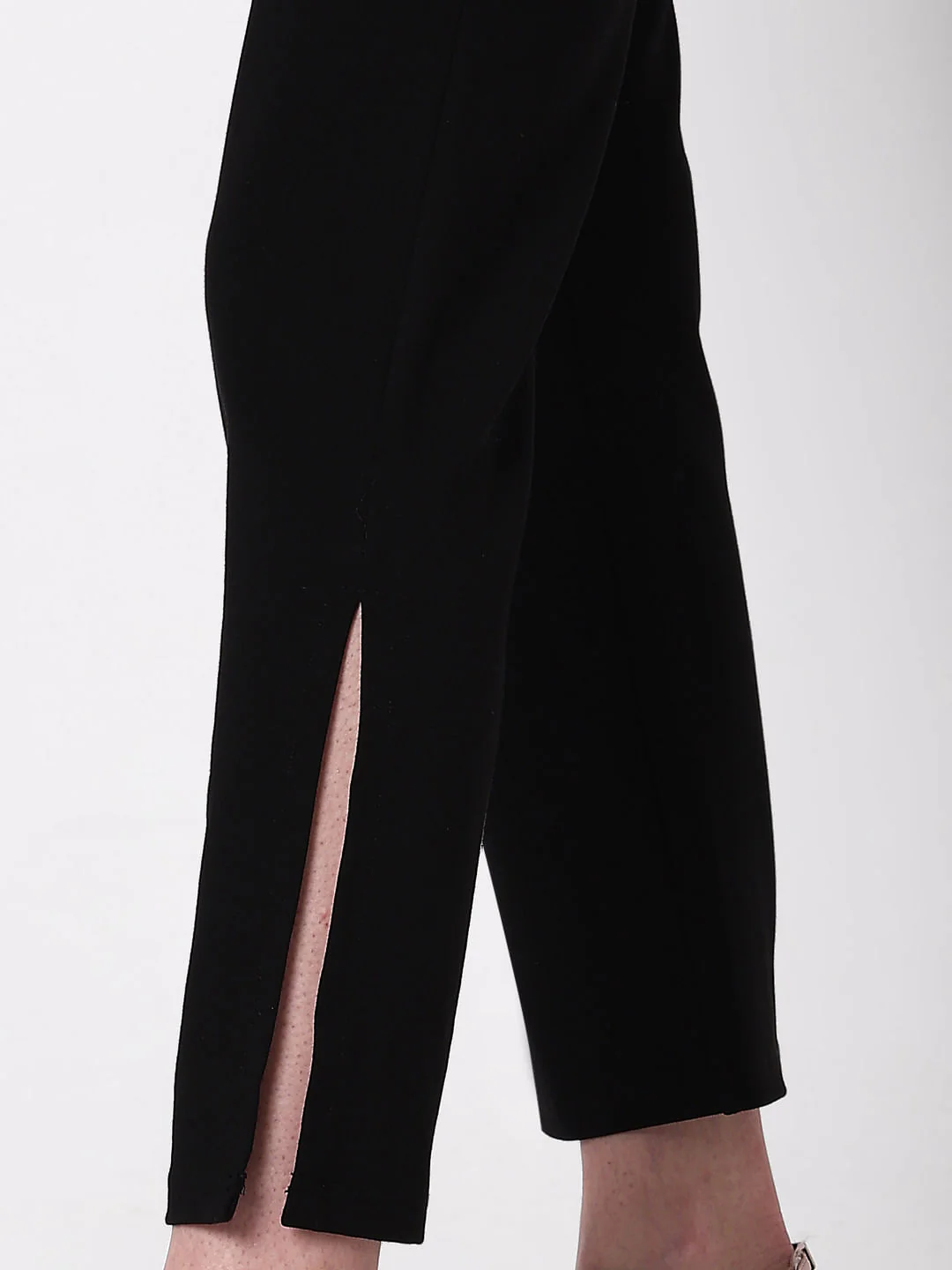 Black High Rise Bootcut Pants - Image 7