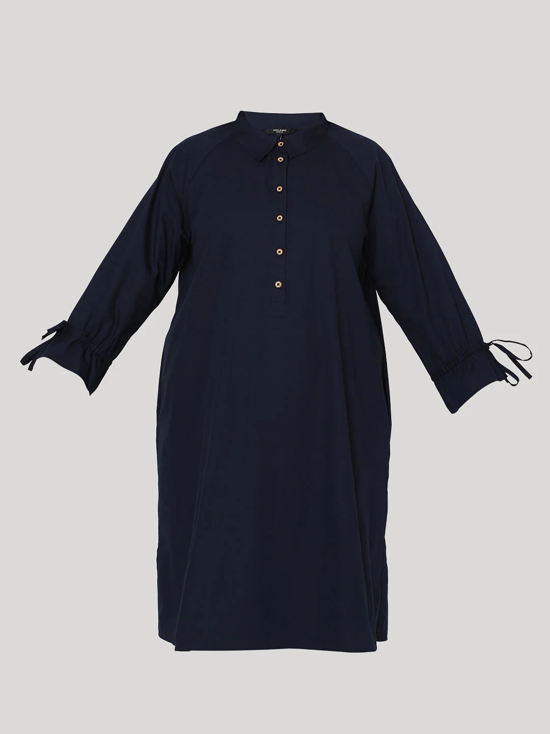 Curve Blue Shirt Dress - Image 7