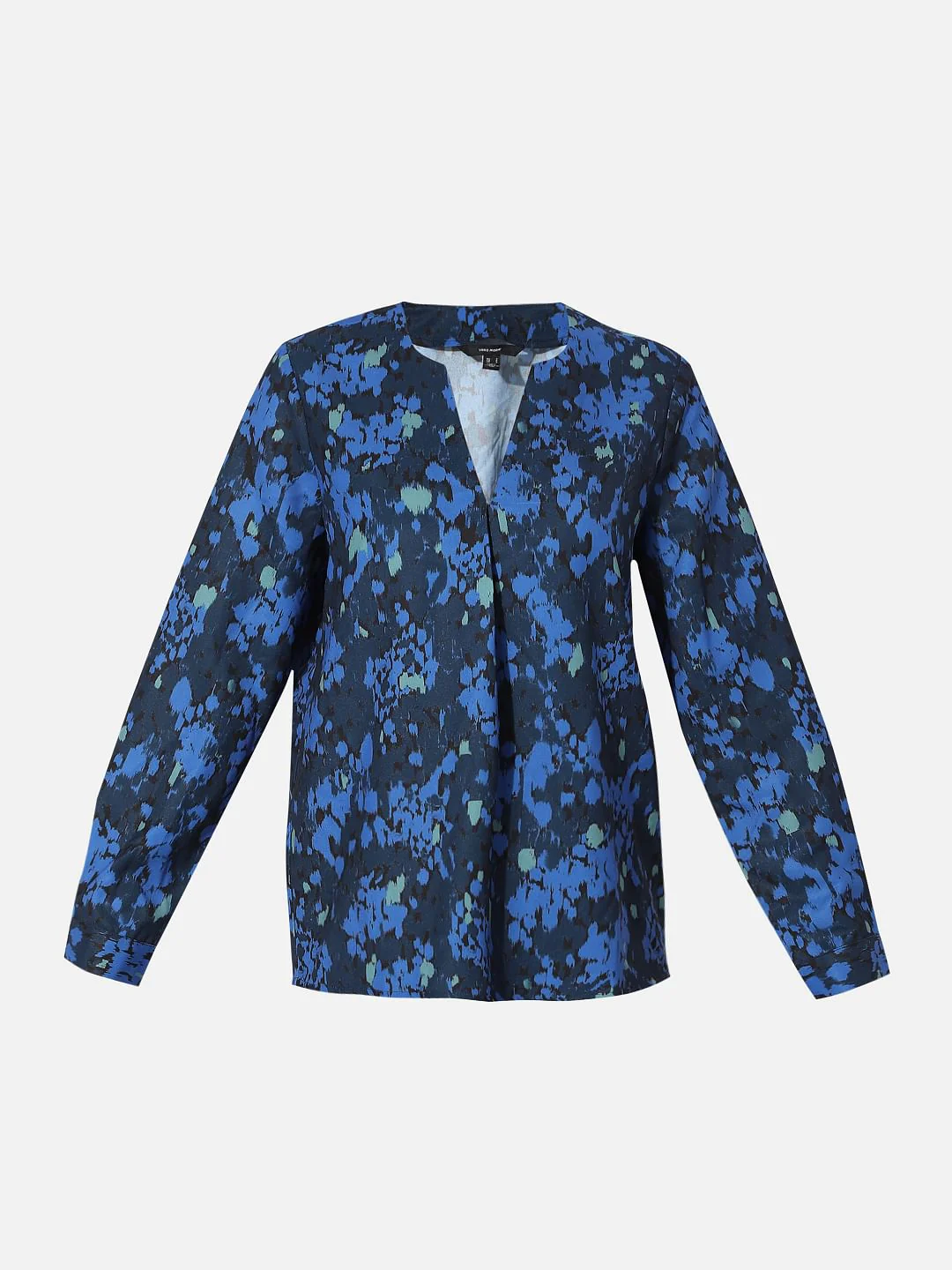 Dark Blue Printed Top - Image 7