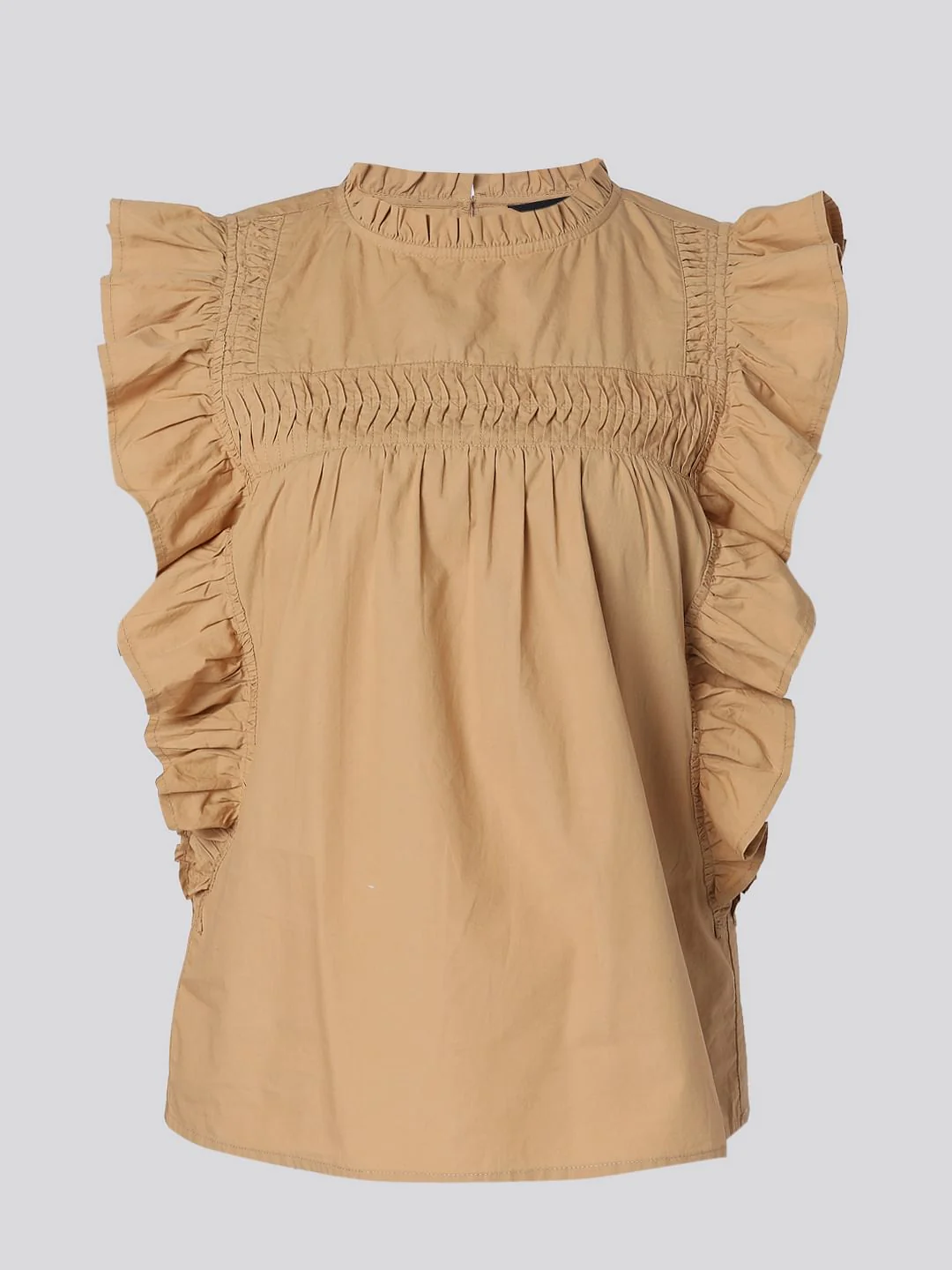Brown Ruffle Top - Image 7