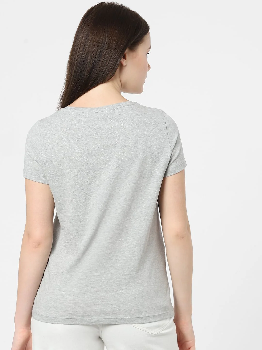 Grey Typographic Print T-Shirt - Image 3