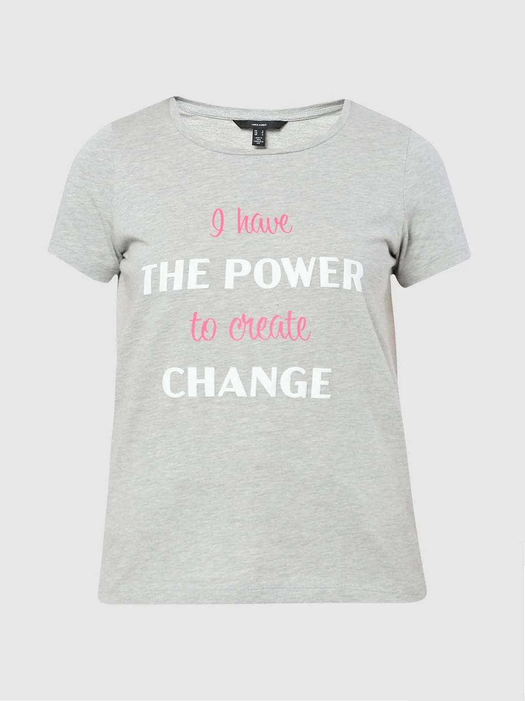 Grey Typographic Print T-Shirt - Image 6