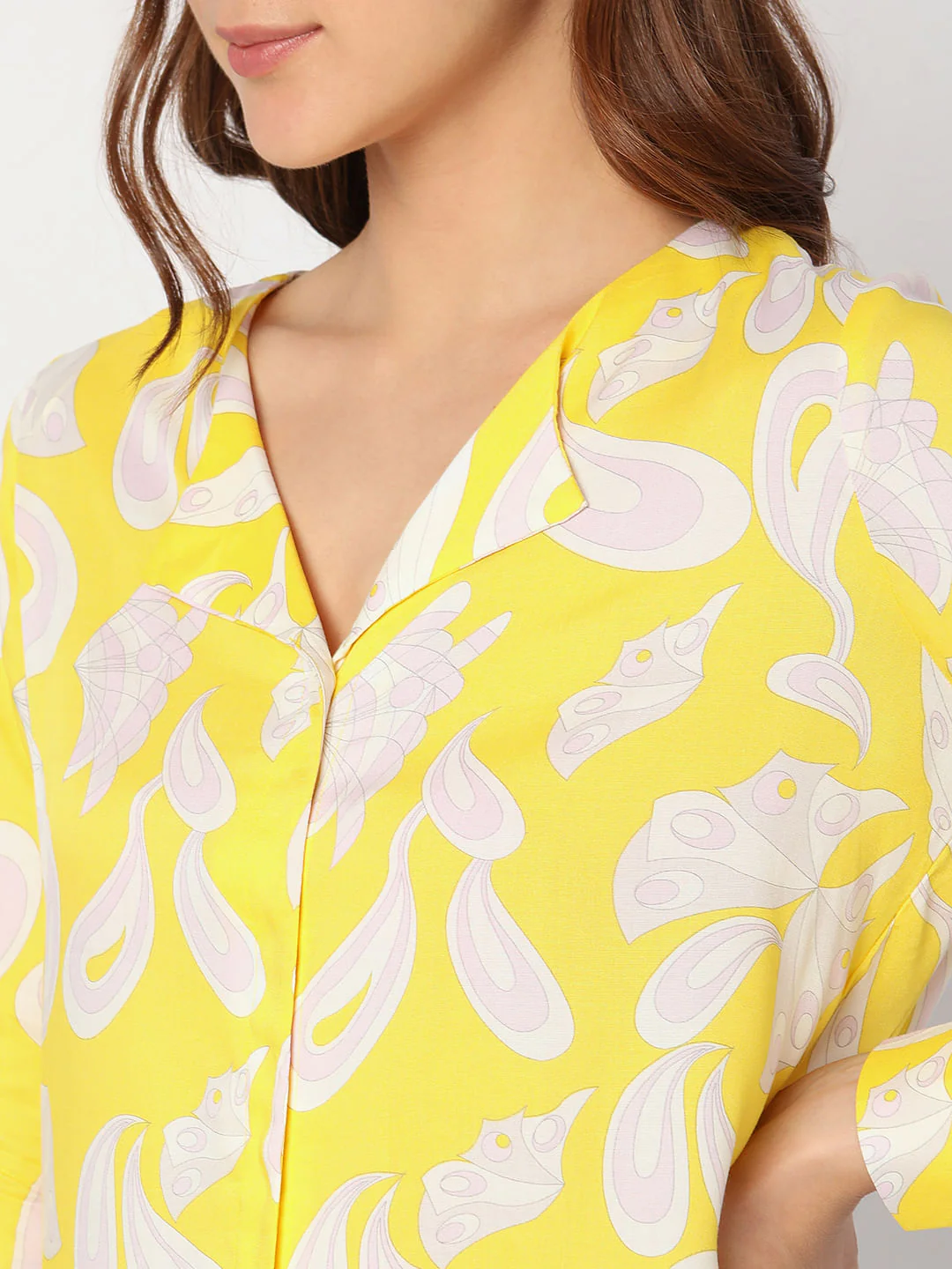 Yellow Printed Shirt - Image 6