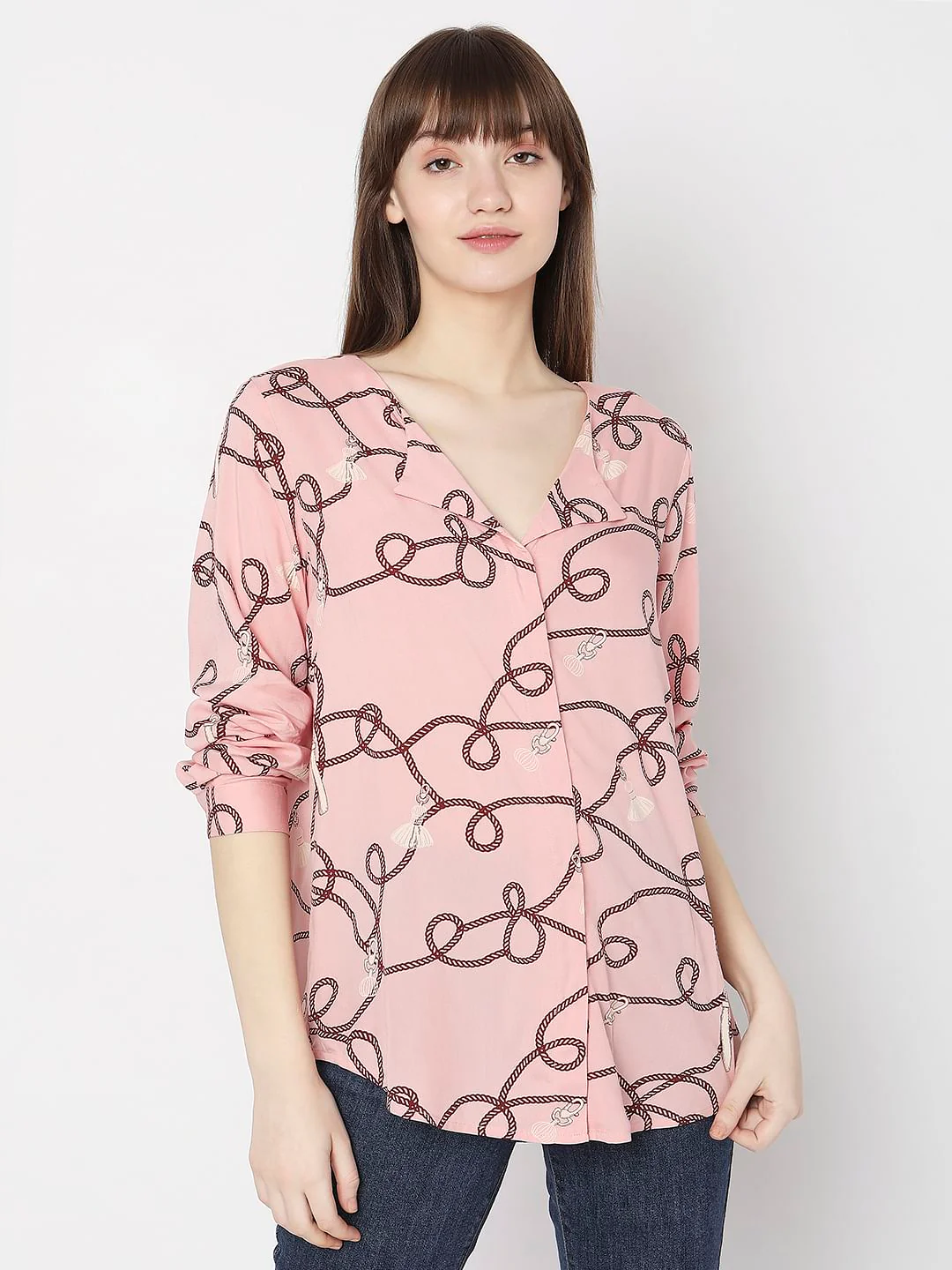 Pink All Over Print Shirt - Image 2