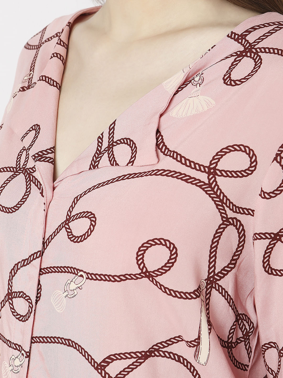 Pink All Over Print Shirt - Image 8