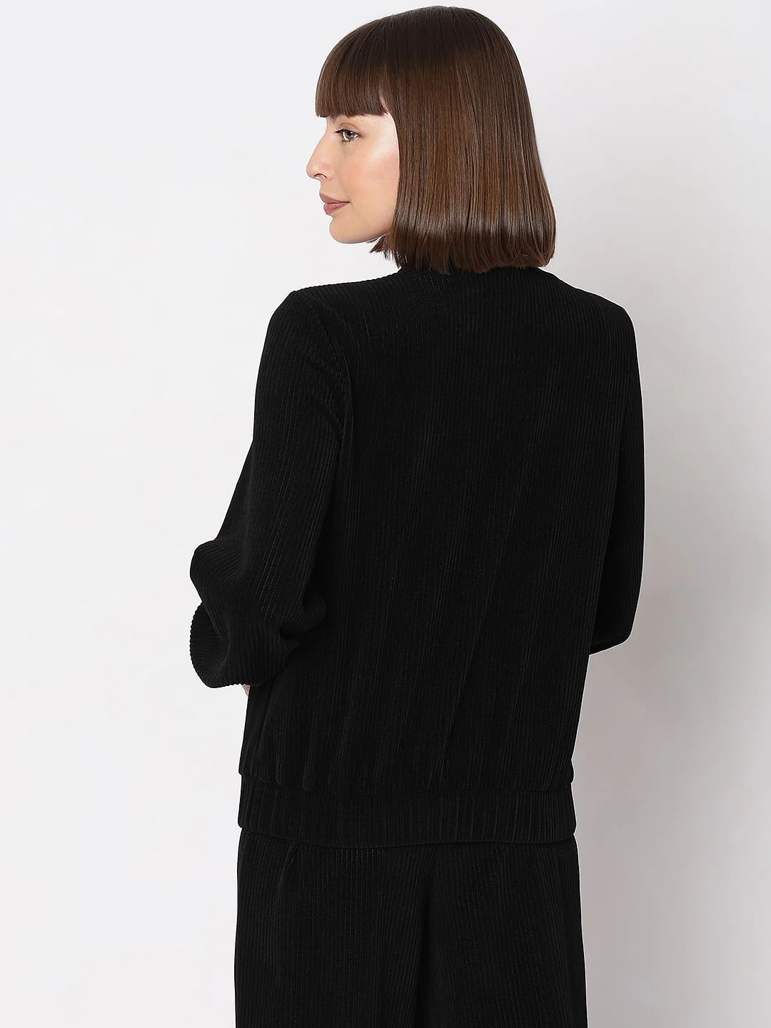 Black Corduroy Co-Ord Set Jacket - Image 4