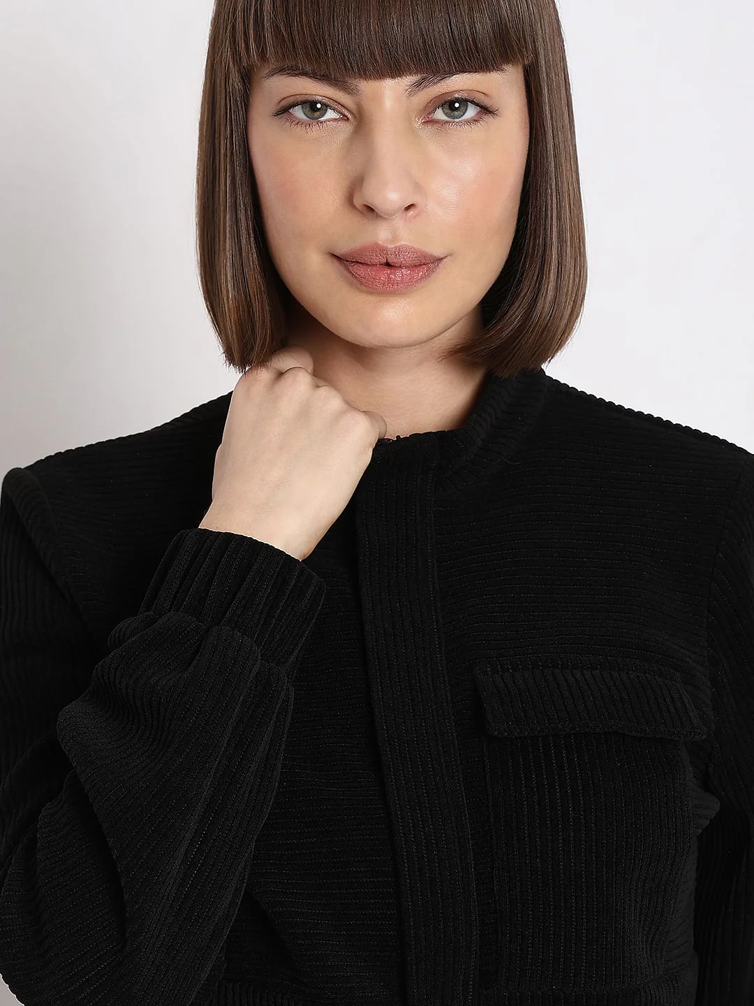Black Corduroy Co-Ord Set Jacket - Image 6