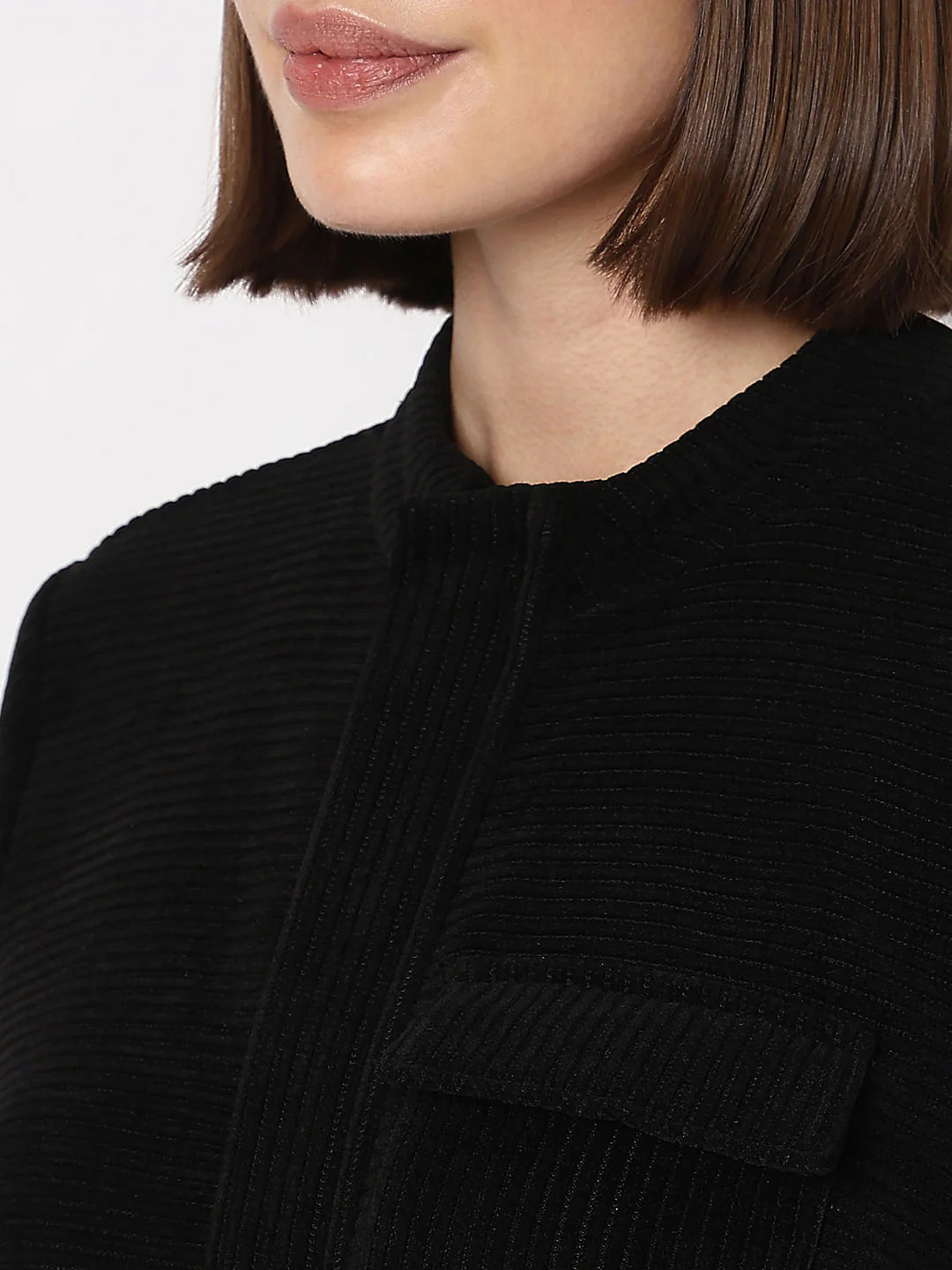 Black Corduroy Co-Ord Set Jacket - Image 8