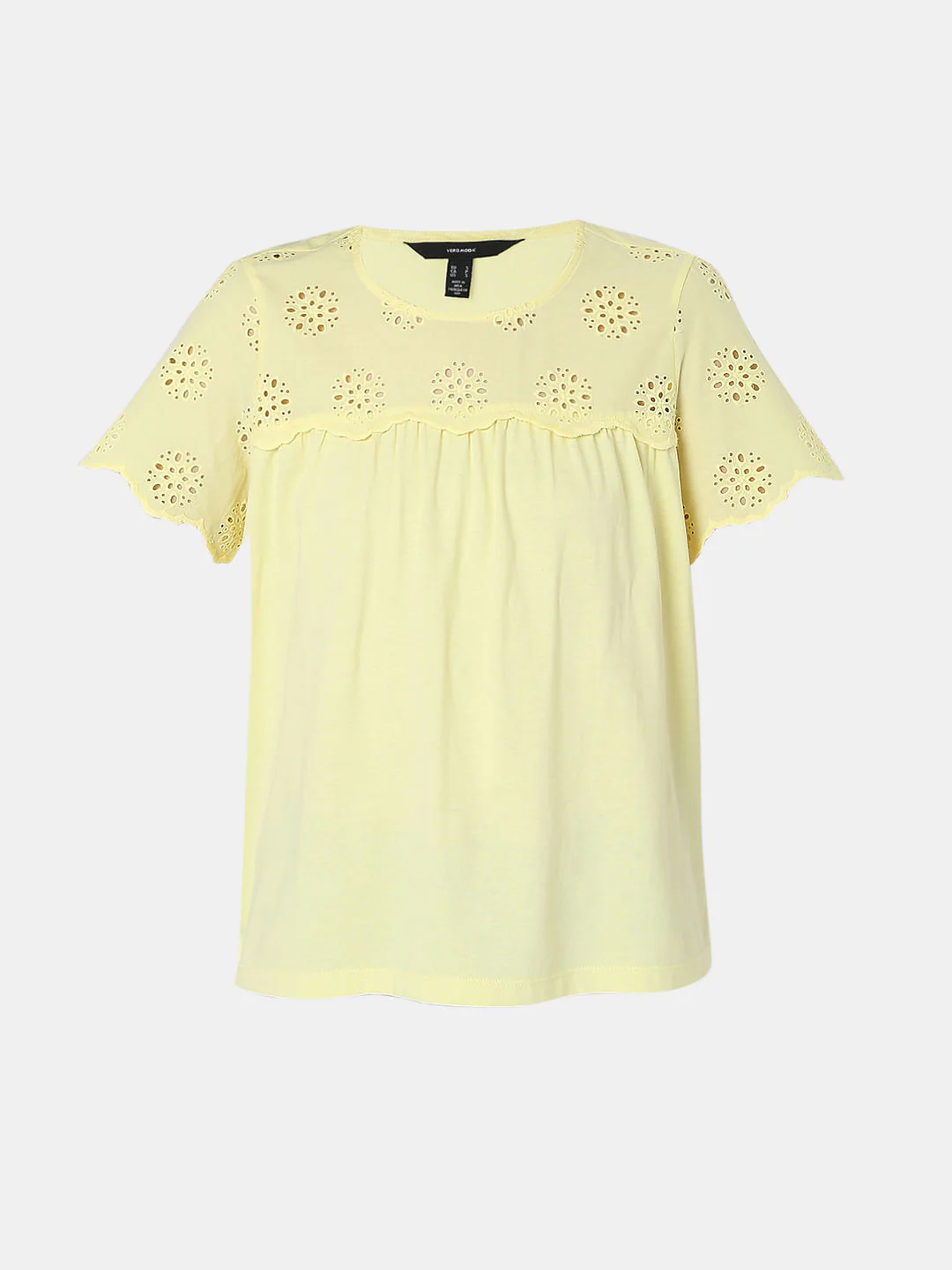 Yellow Schiffli Top - Image 7
