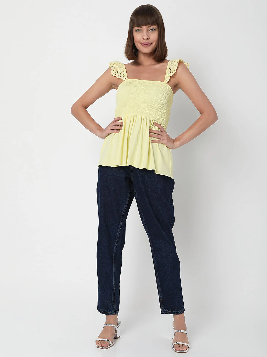 Yellow Smocked Top - Image 5