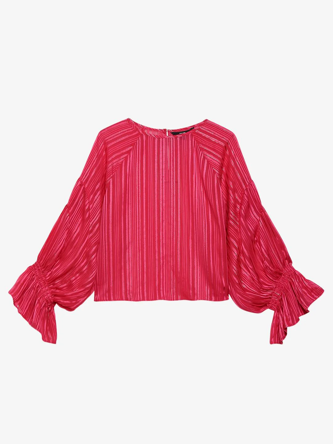 Pink Lurex Striped Top - Image 7