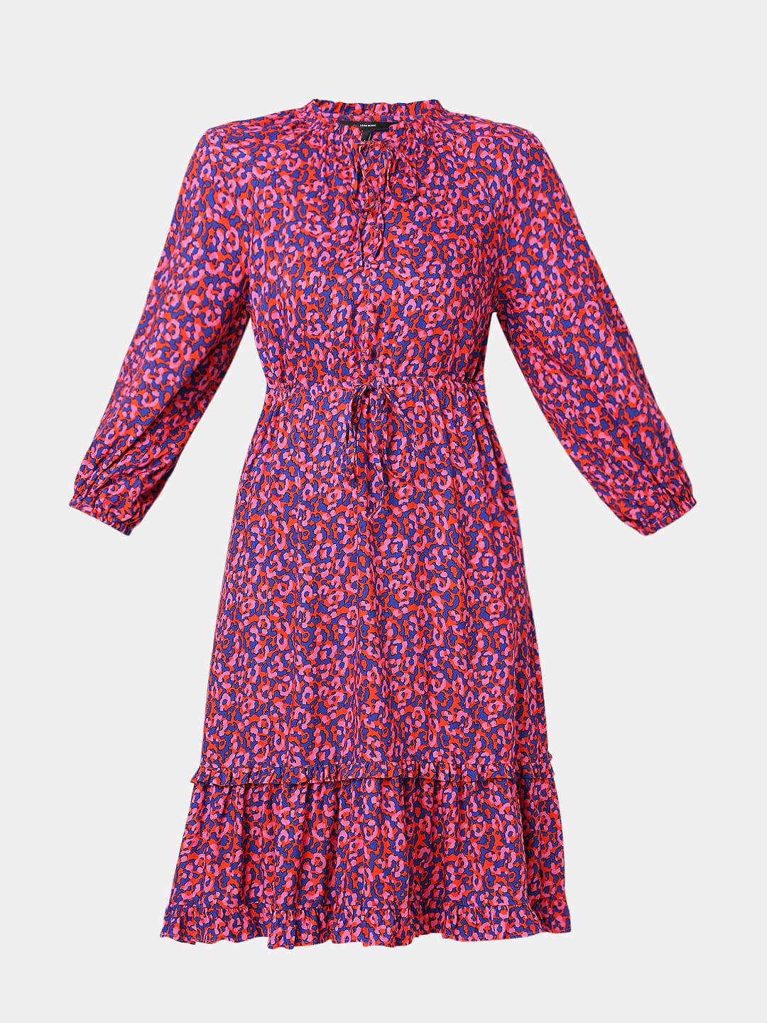 Pink Floral Tiered Drees - Image 6