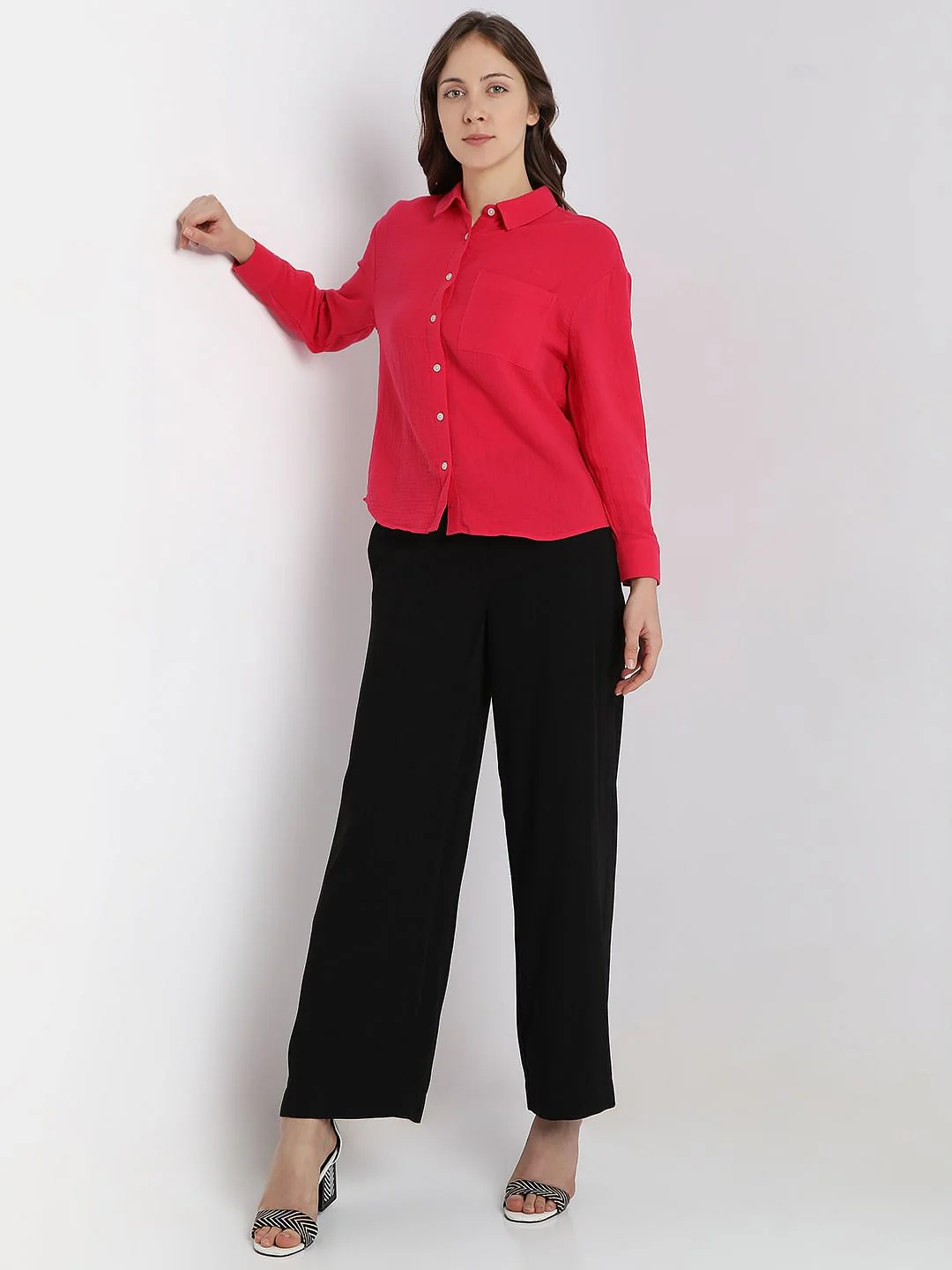 Red Textured Shirt - Image 5