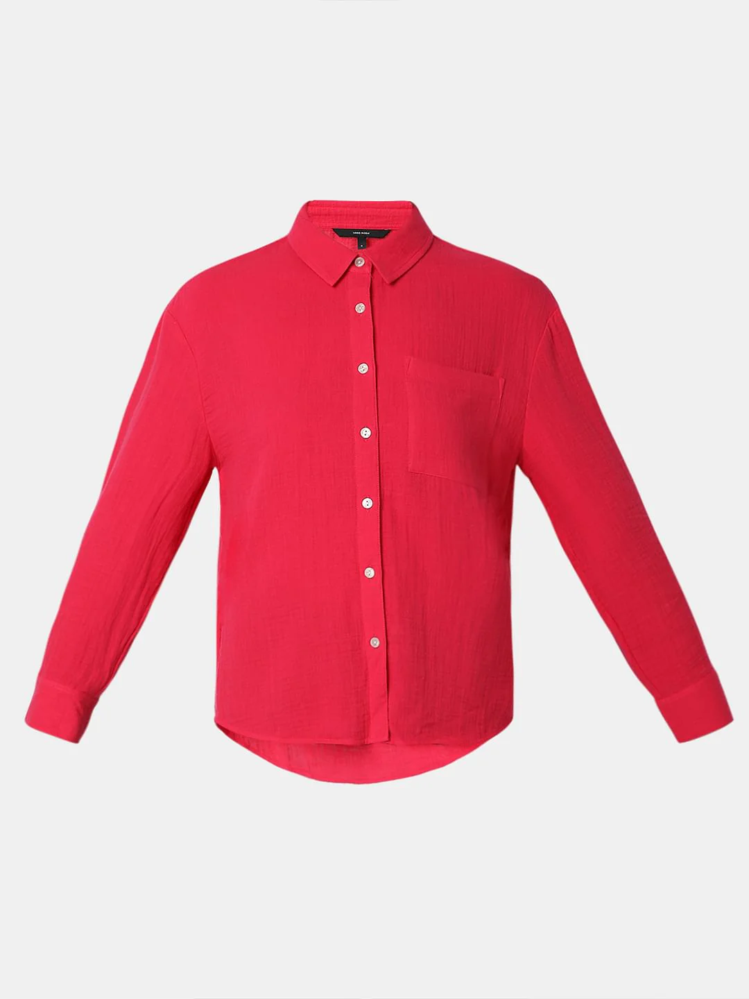 Red Textured Shirt - Image 7
