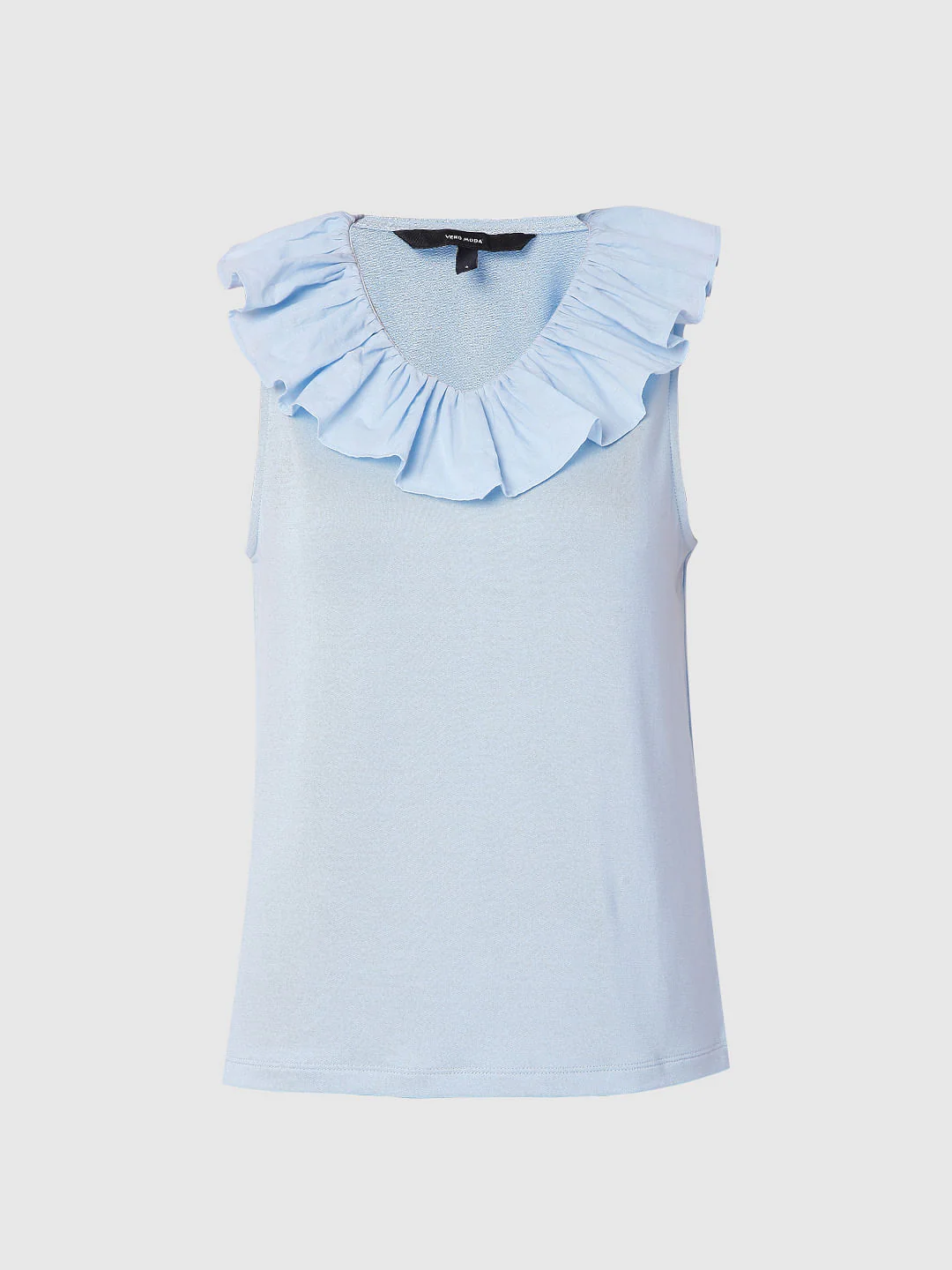 Blue Nit Frill Top - Image 7
