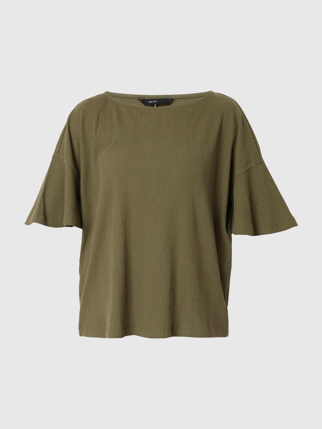 Green Drop Shoulder Top - Image 7