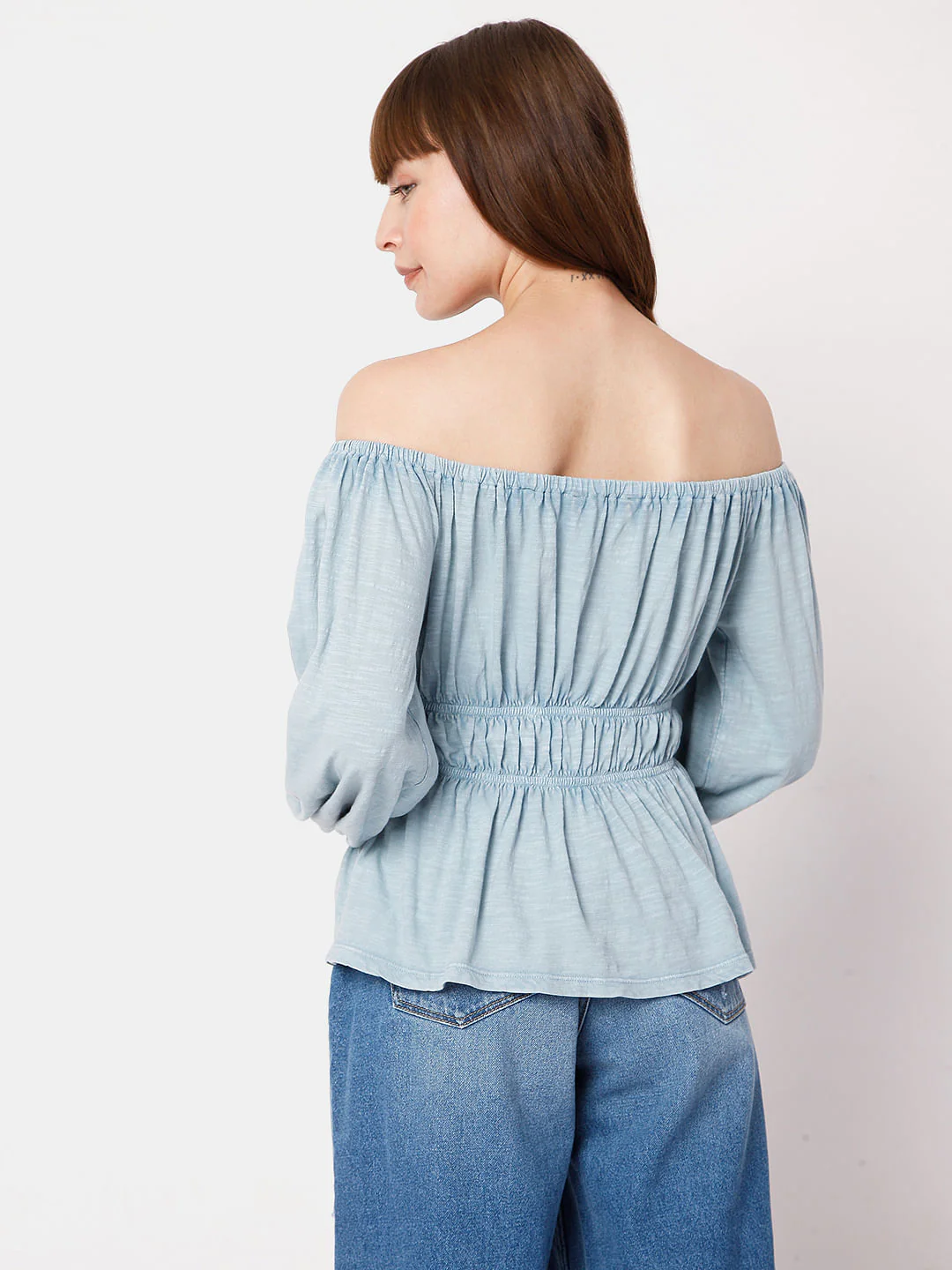 Blue Off-Shoulder Top - Image 4