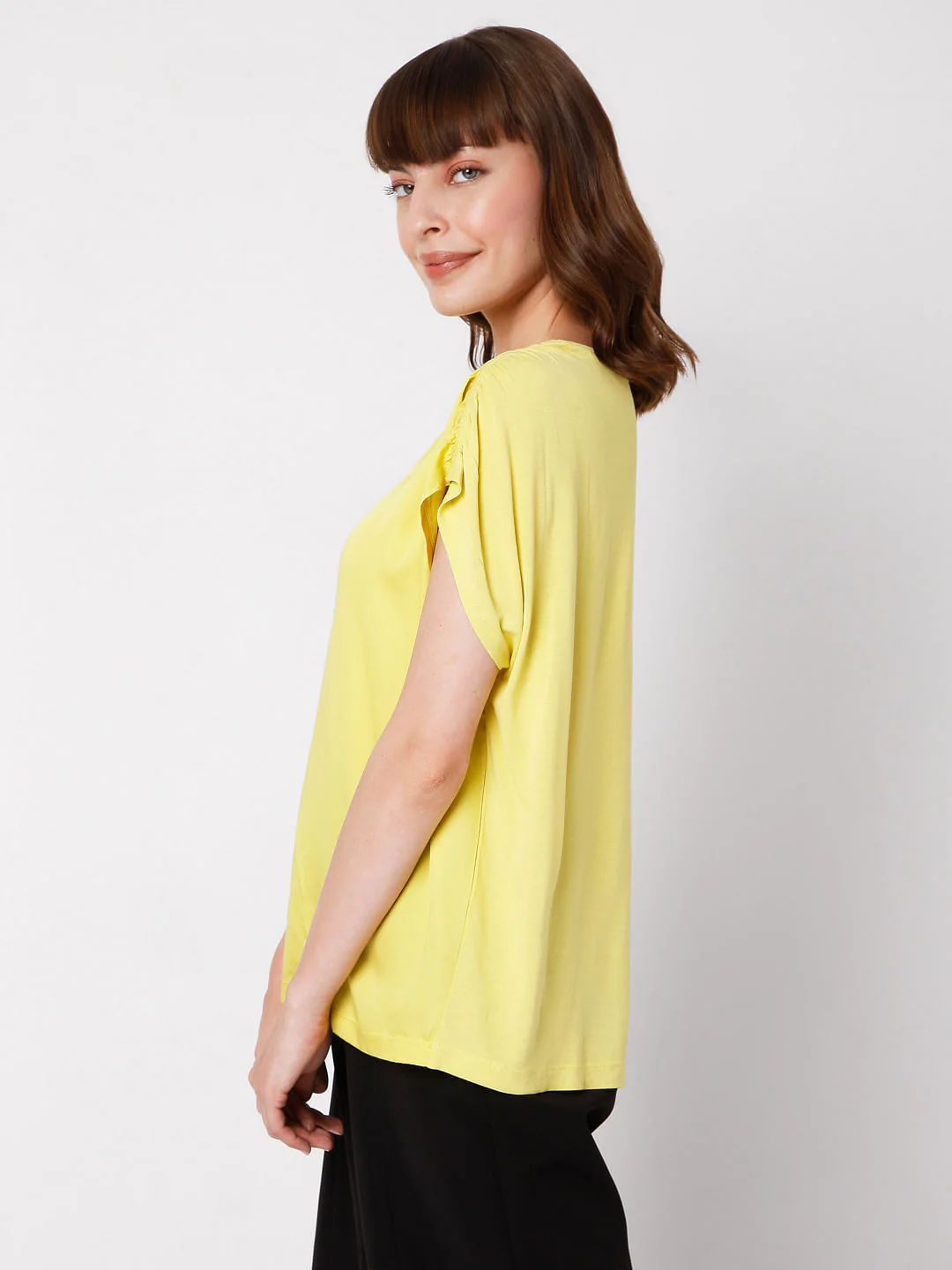 Yellow Extended Sleeves Top - Image 3
