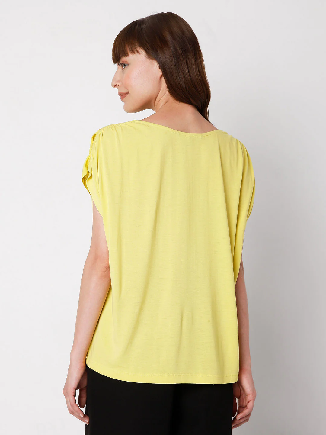 Yellow Extended Sleeves Top - Image 4