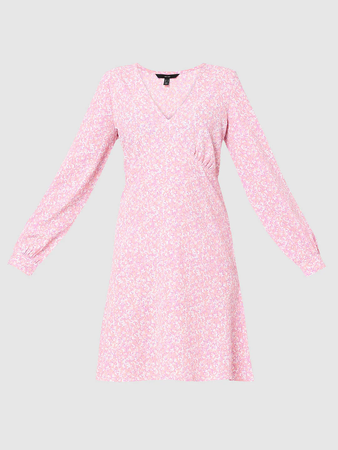 Lilac Floral Print Shift Dress - Image 5