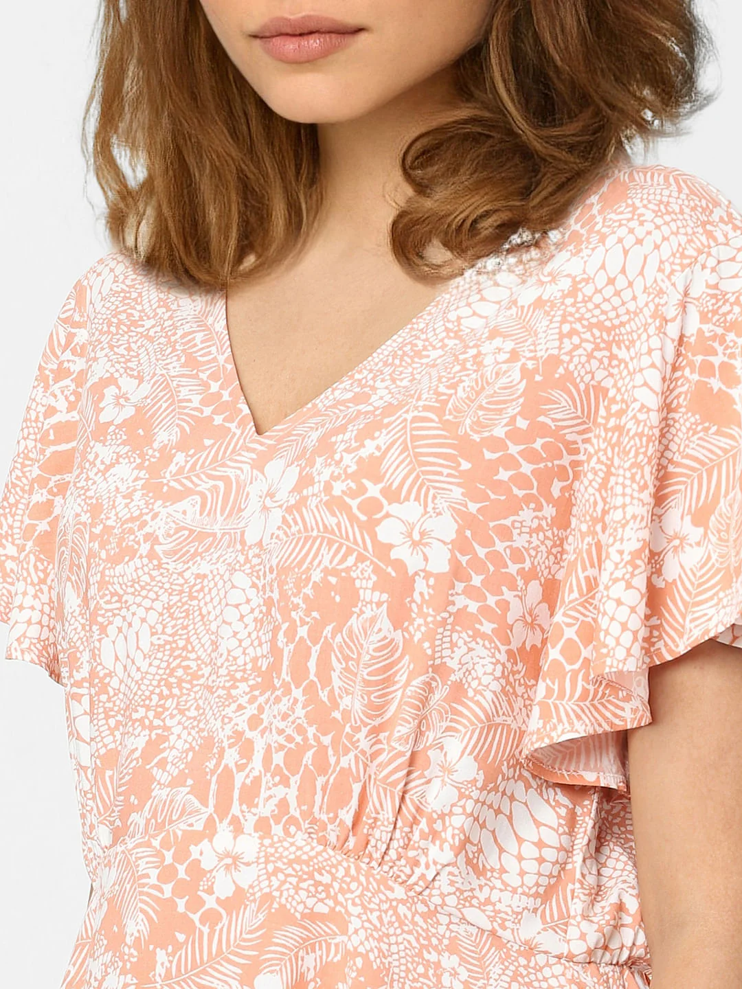Pink Abstract Print Top - Image 4