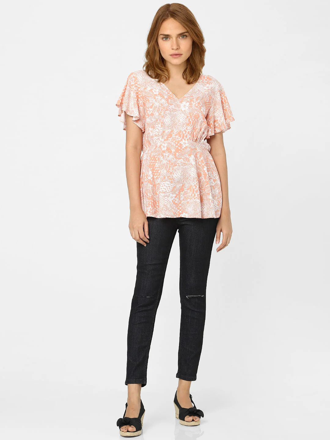 Pink Abstract Print Top - Image 5