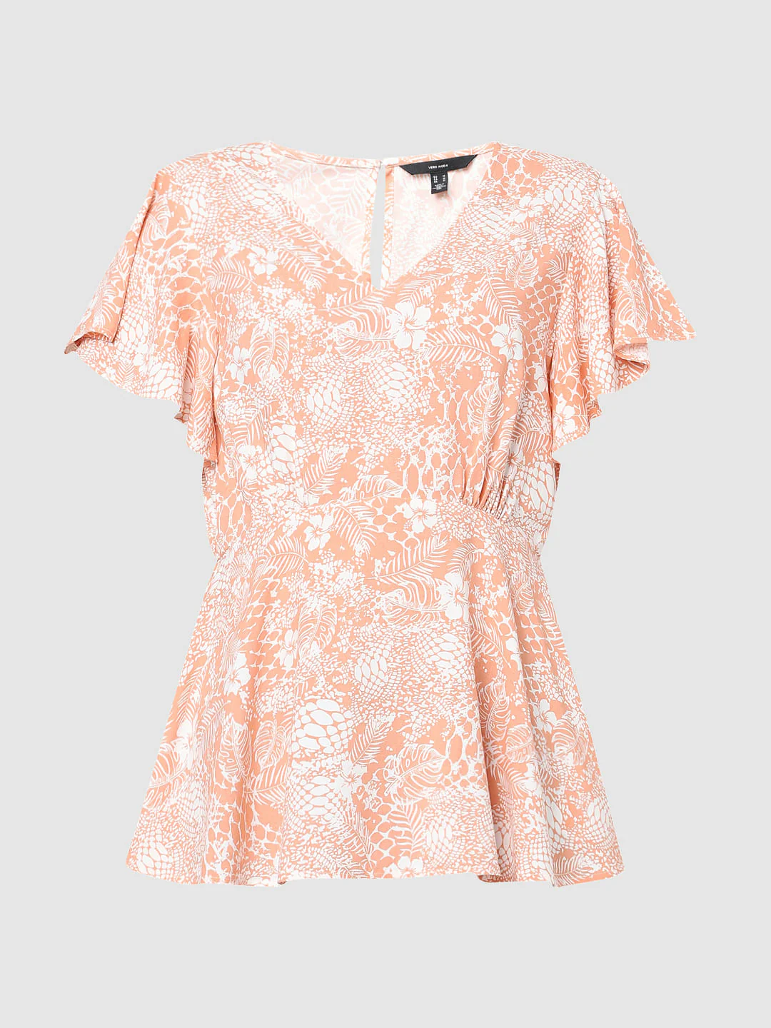 Pink Abstract Print Top - Image 6