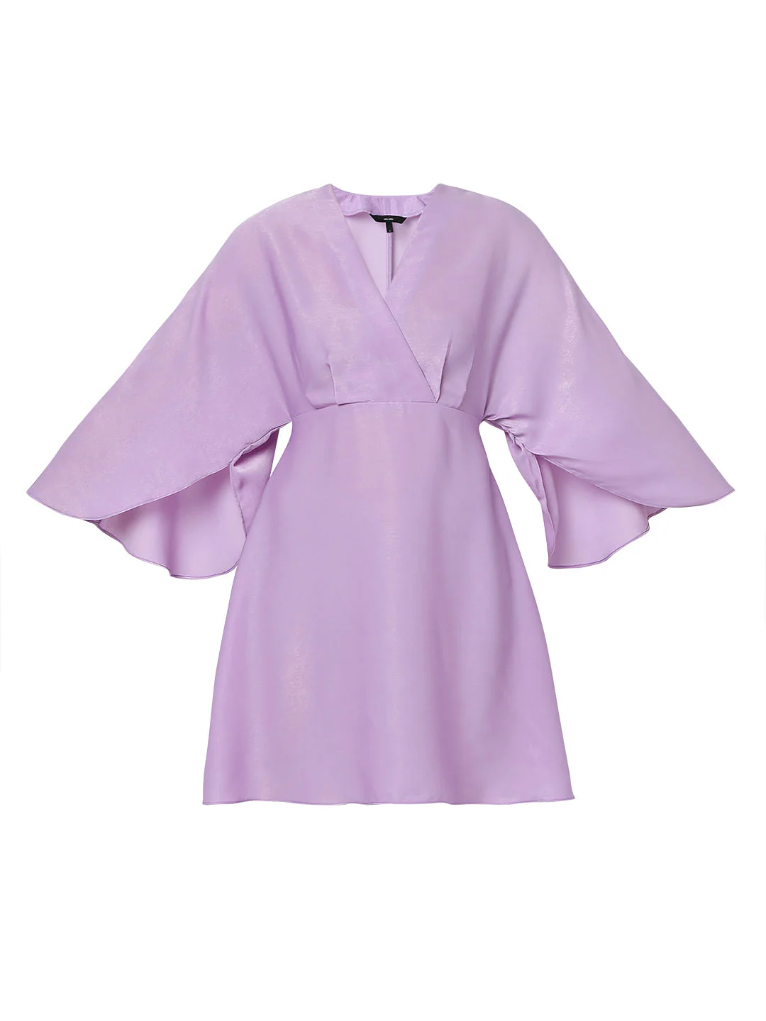 Lilac Flared Sleeves Mini Dress - Image 7