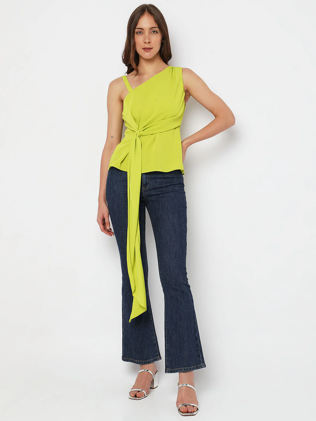 Green Twist Knot Top - Image 2