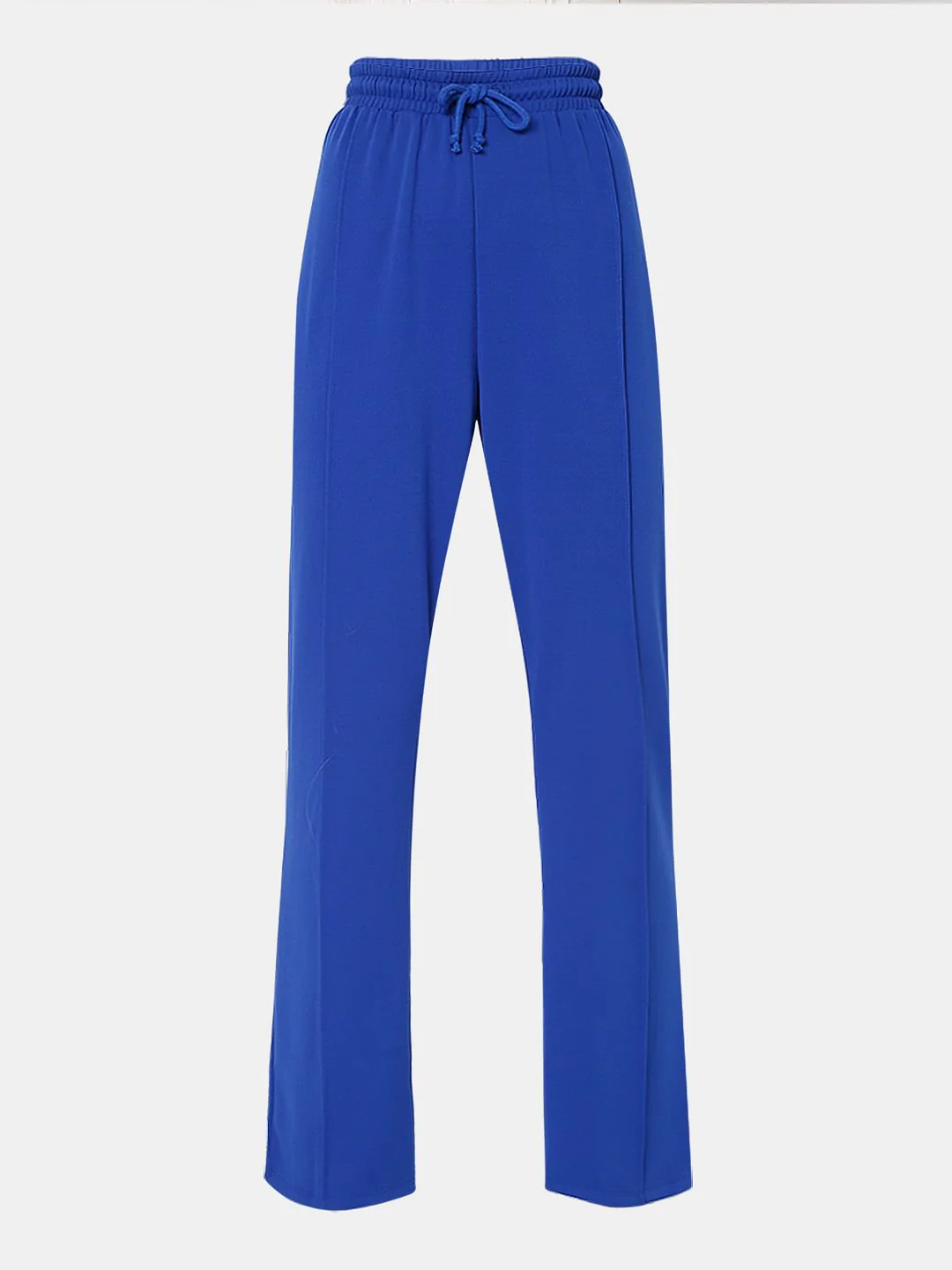 Blue High Rise Co-Ord Set Flared Pants - Image 7