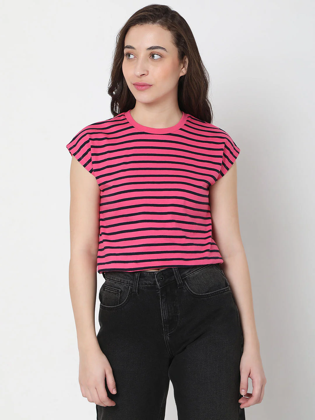 Pink Striped T-Shirt - Image 2
