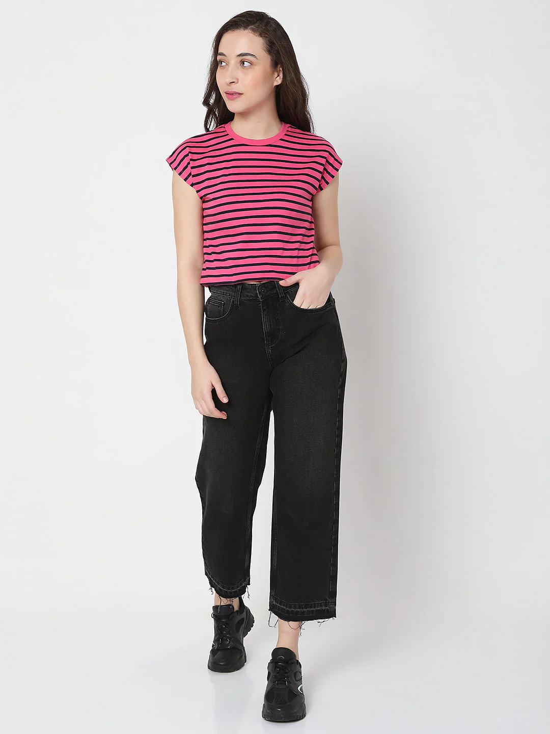 Pink Striped T-Shirt - Image 5