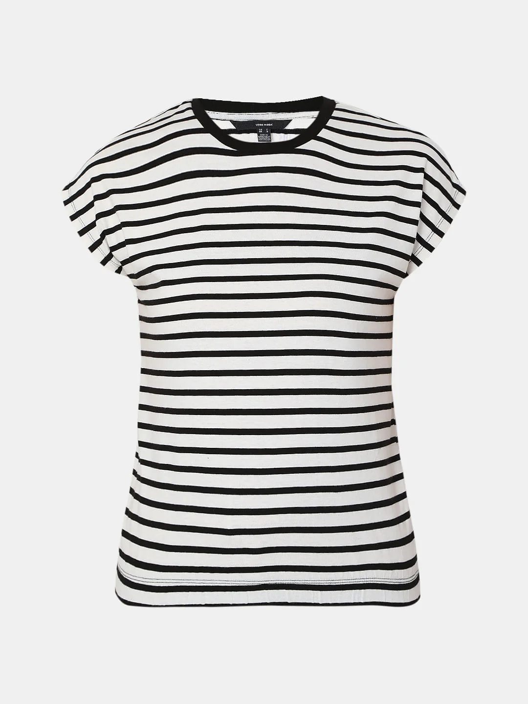White Striped T-Shirt - Image 7