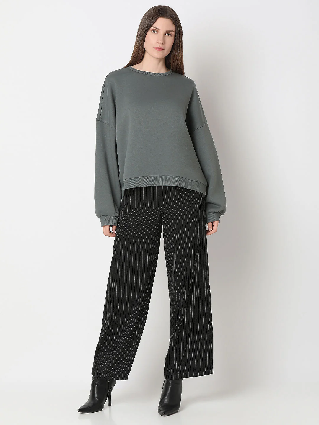 Green Relaxed Sweatshirt - Image 5