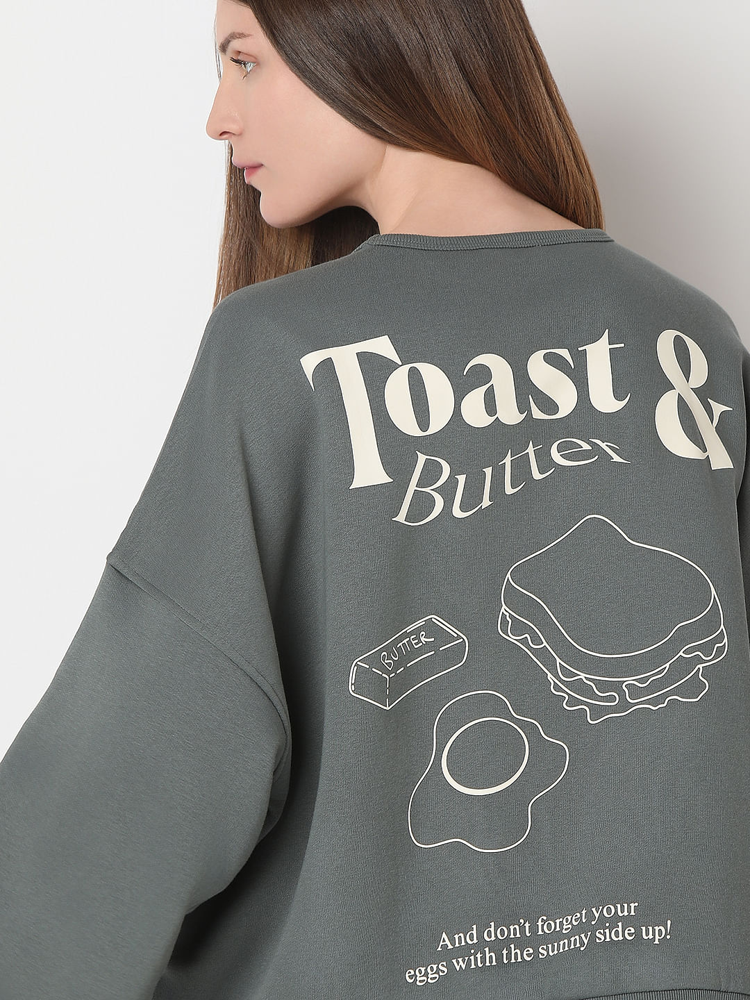 Green Relaxed Sweatshirt - Image 6