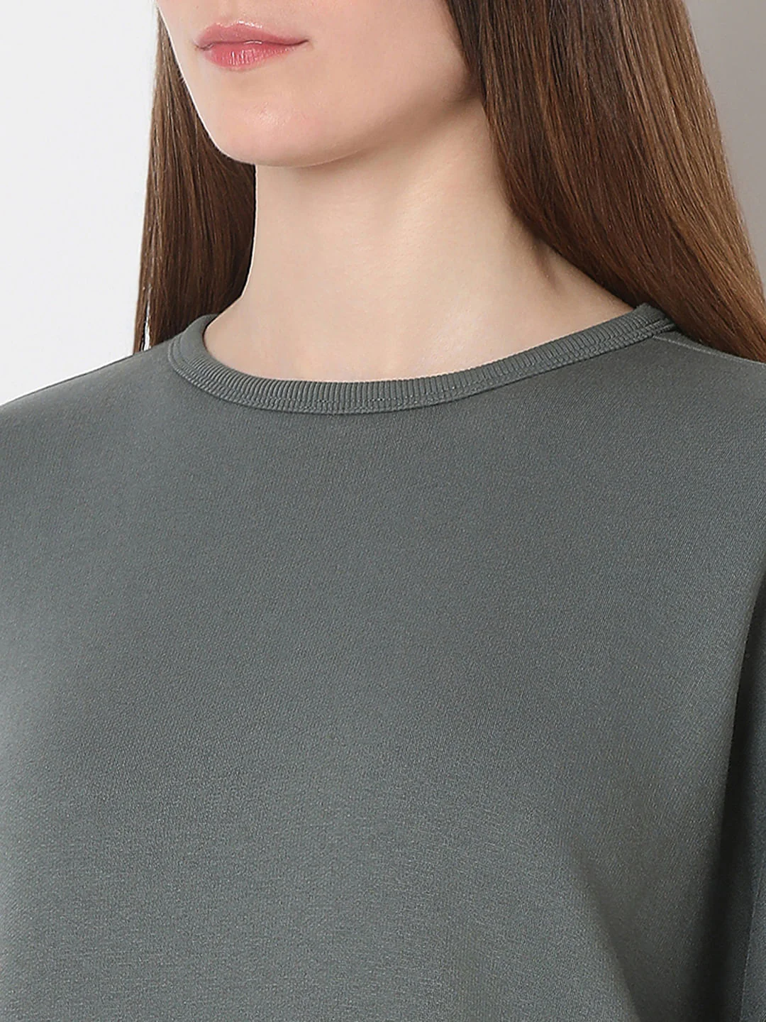 Green Relaxed Sweatshirt - Image 8