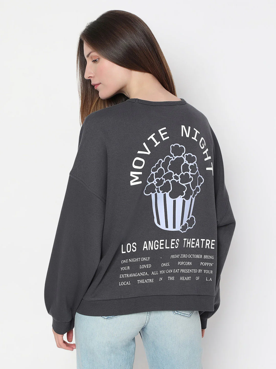 Grey Relaxed Sweatshirt - Image 4