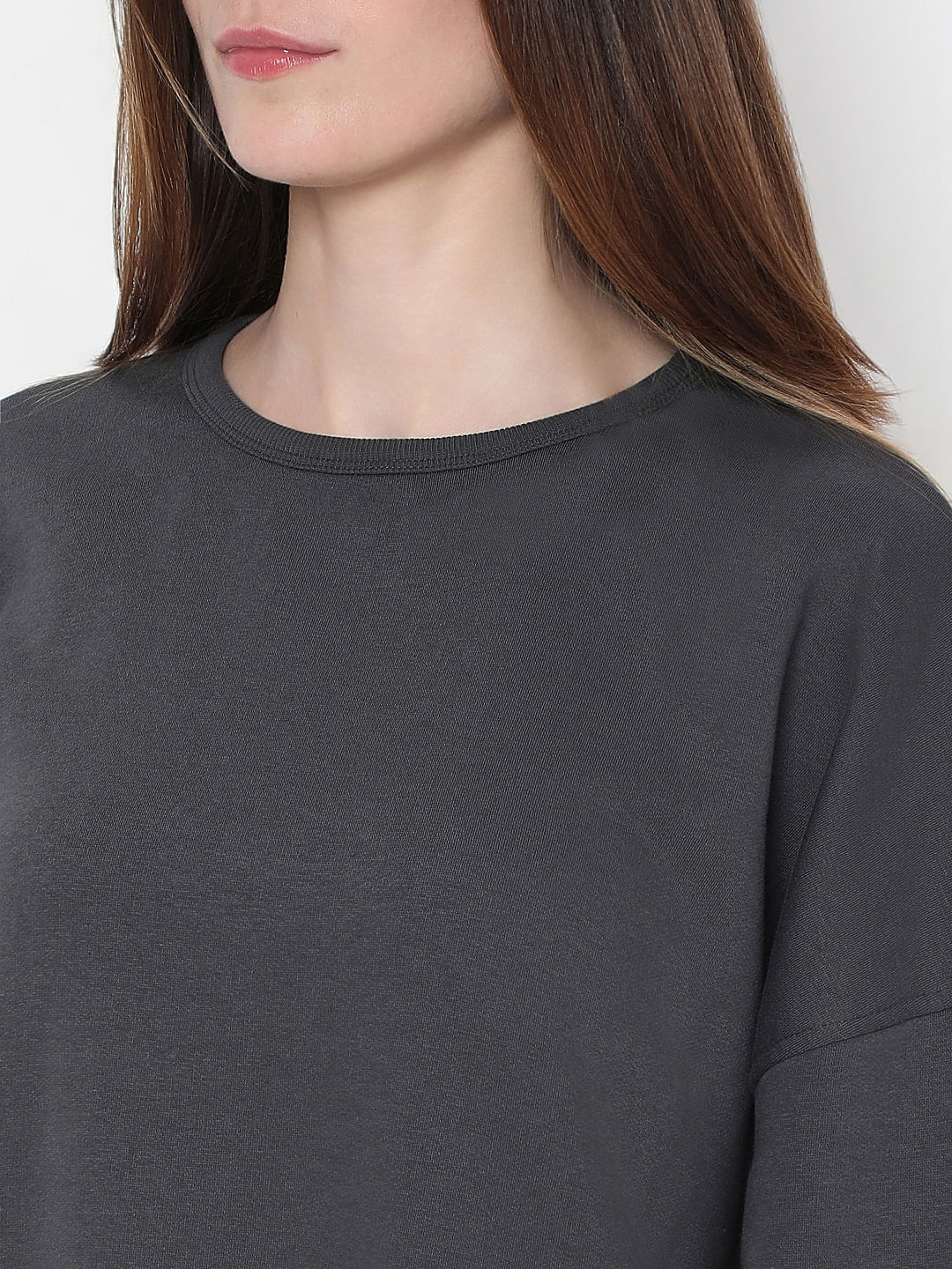 Grey Relaxed Sweatshirt - Image 8