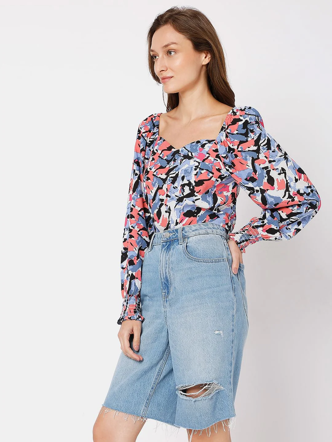 Multi-Colour Crop Top - Image 3
