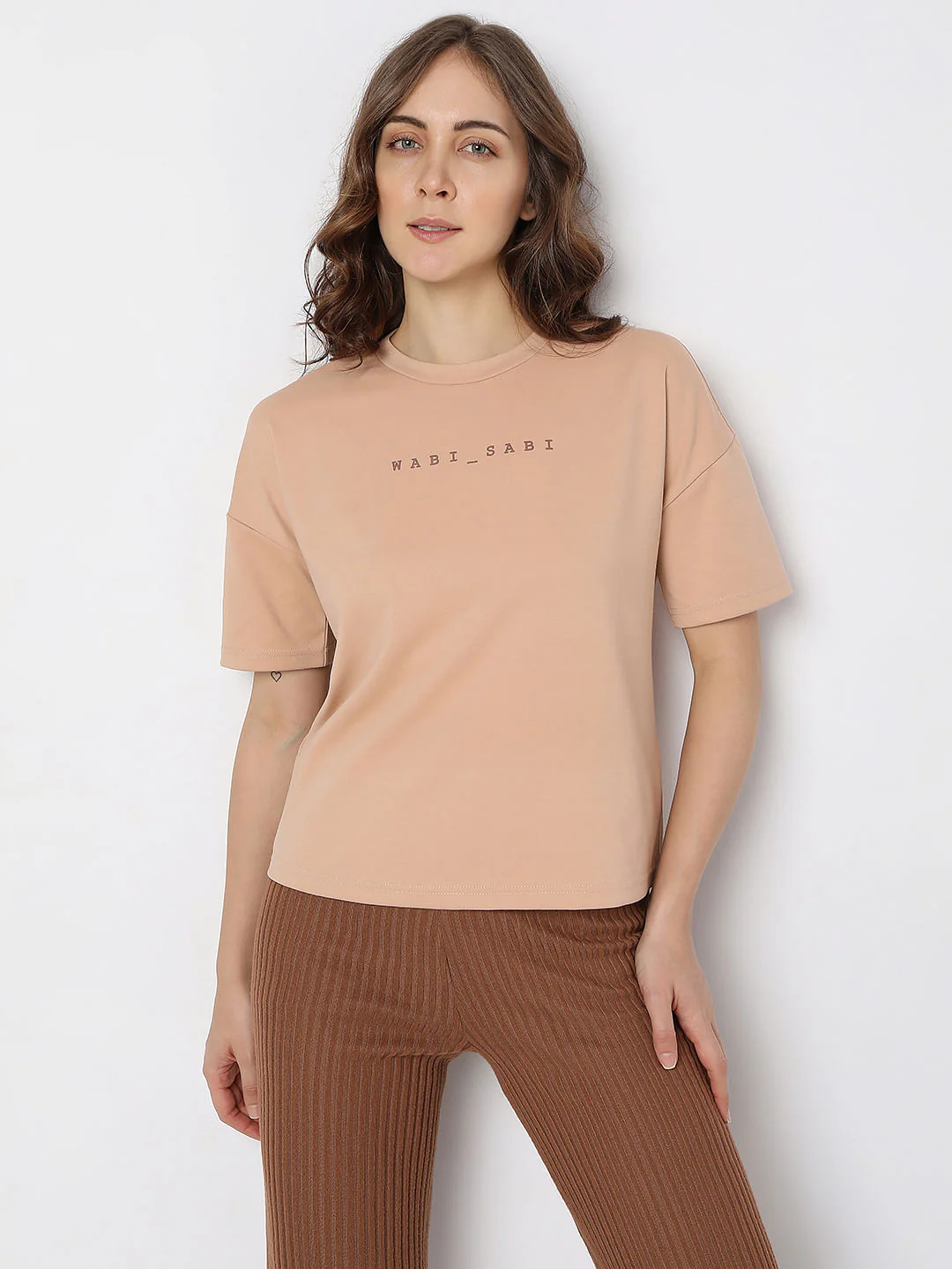Peach Brown T-Shirt - Image 2